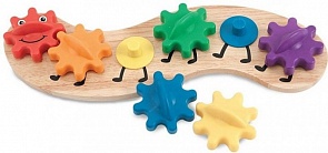 Развивающая гусеница с шестеренками из серии Первые навыки (Melissa&Doug, 3084M_md)